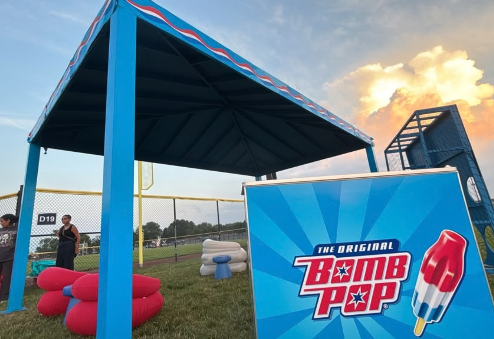 Custom Bomb Pop Brand Activation at Grand Park Sports Campus