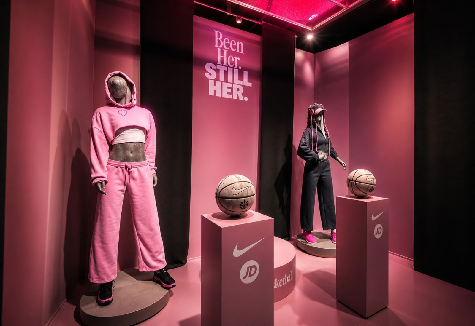Nike “Been Her, Still Her” x JD Sports Custom Retail Photo Op