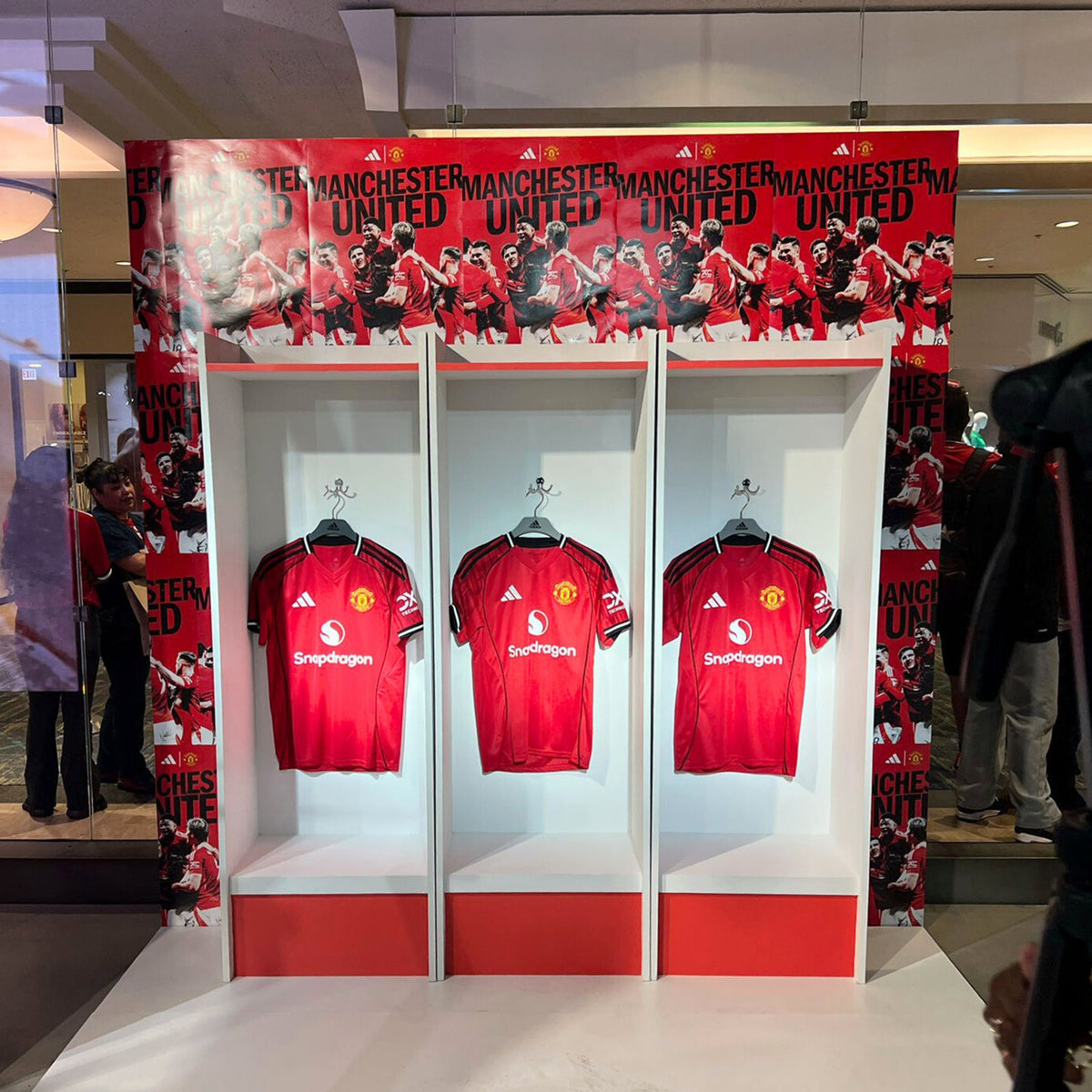 Premium Locker Display for Adidas x Manchester United