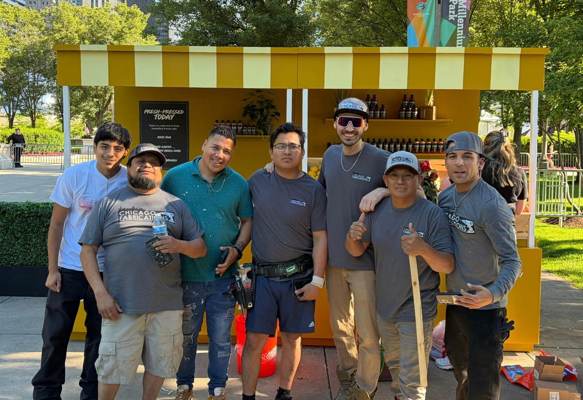 Lush Outdoor Brand Activation | Custom Fabrication & Event Displays