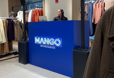 MANGO Retail DJ Booth & Custom Counter | Retail Event Fabrication