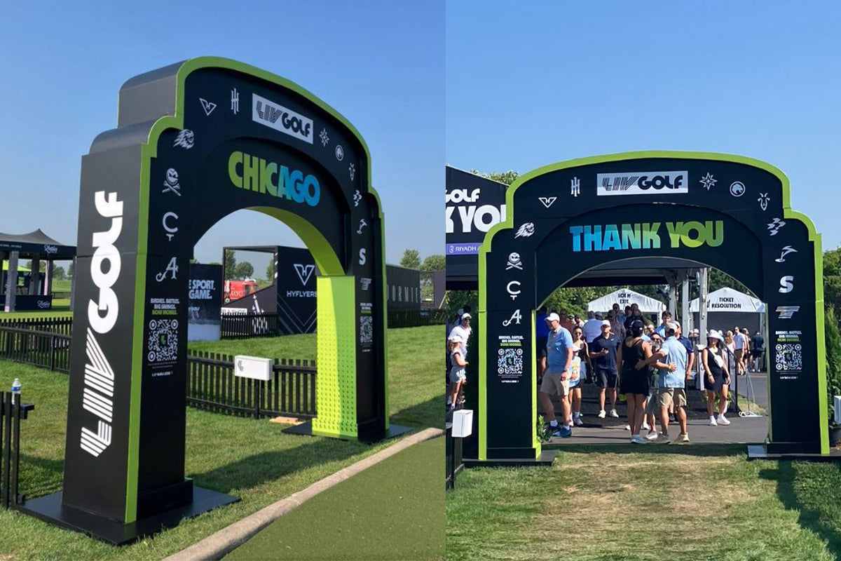 LIV Golf Chicago 2025: How We Built and Set Up That Giant Entrance Arch