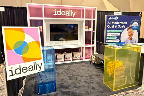 Ideally’s Custom Booth at the Corporate Researchers Conference 2025