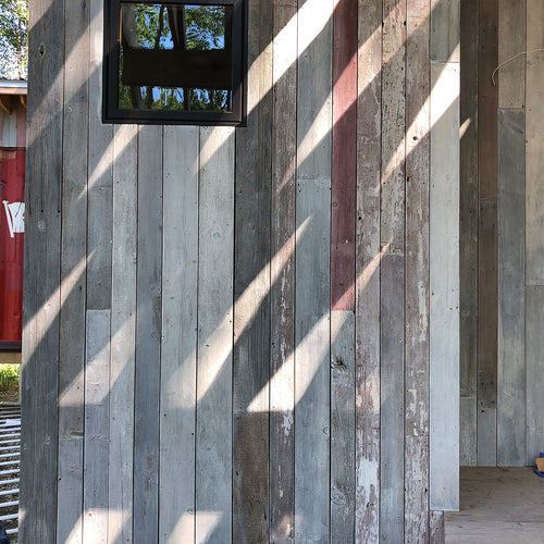 How to Prep Reclaimed Wood for an Accent Wall