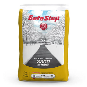 Safe Step Rock Salt Premium Ice Melt Crystals (25LB)