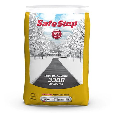 Safe Step Rock Salt Premium Ice Melt Crystals (25LB)