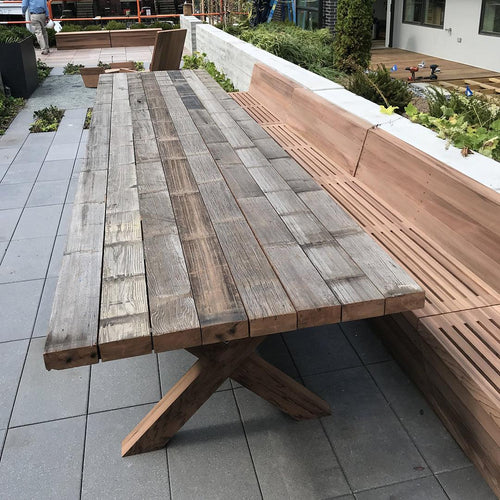 16’ Redwood Indoor/Outdoor Table