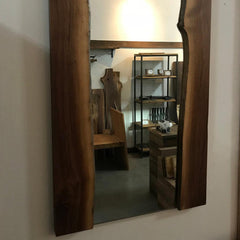 Live Edge Walnut Wall Mirror