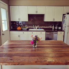 Reclaimed Kitchen Island Top