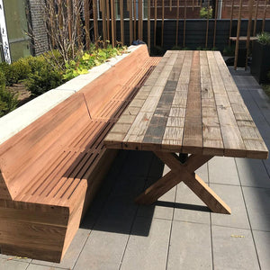 20’ Redwood Indoor/Outdoor Bench