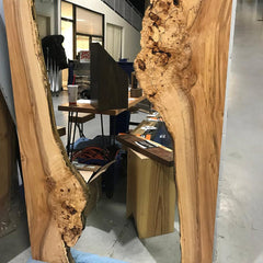 Live Edge Wood Wall Mirror