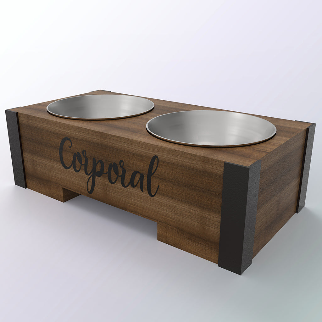 Reclaimed Wood Food Bowl