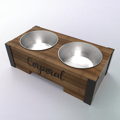 Reclaimed Wood Food Bowl