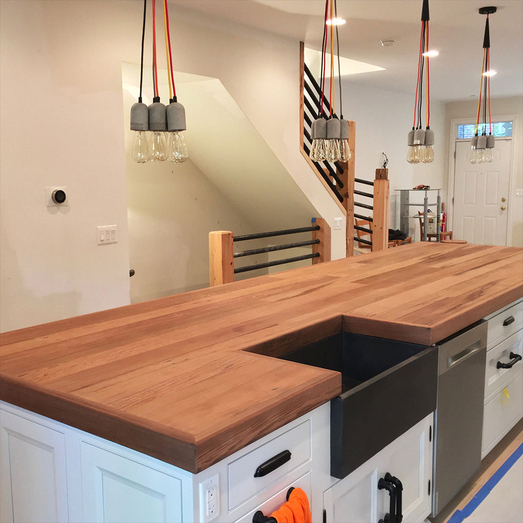 Redwood Kitchen Island