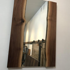 Live Edge Walnut Wall Mirror