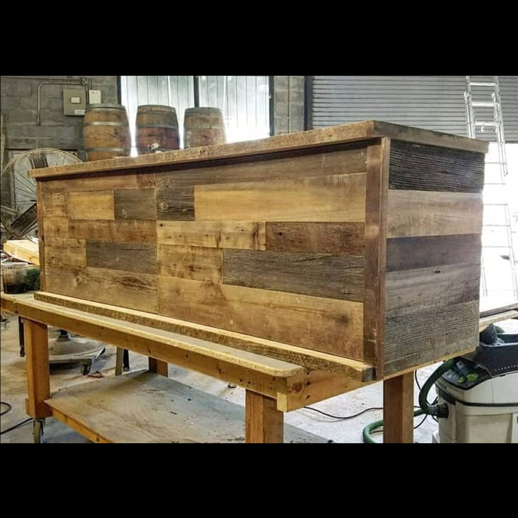 Reclaimed Cabinet and Bench
