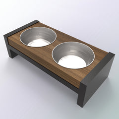 Modern Reclaimed Wood Food Bowl