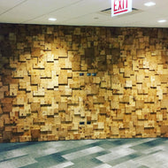 End Grain Accent Wall