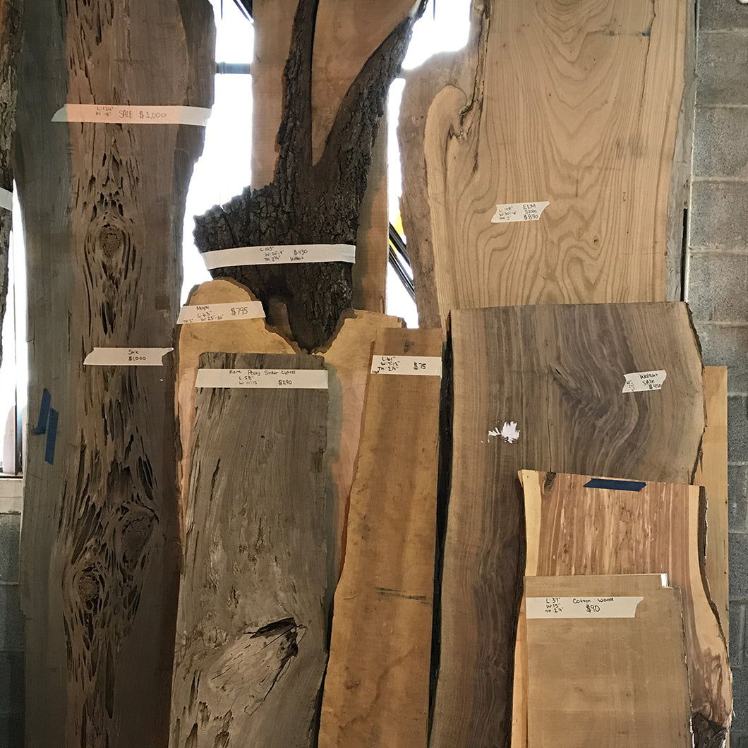 Live Edge Slabs (Various)