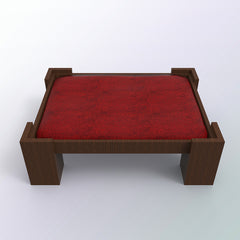 Walnut Wood Dog Bed Platform