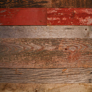 Red and Gray Barn Wood Paneling, 20 sq. ft.
