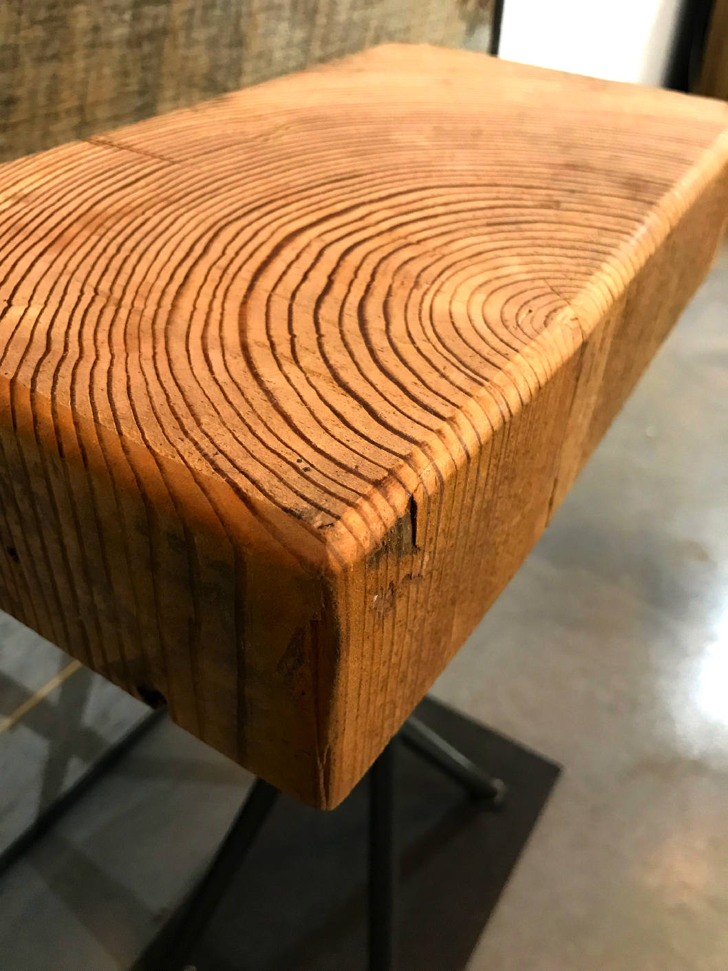 Structural Timber Stool – Chicago Fabrications