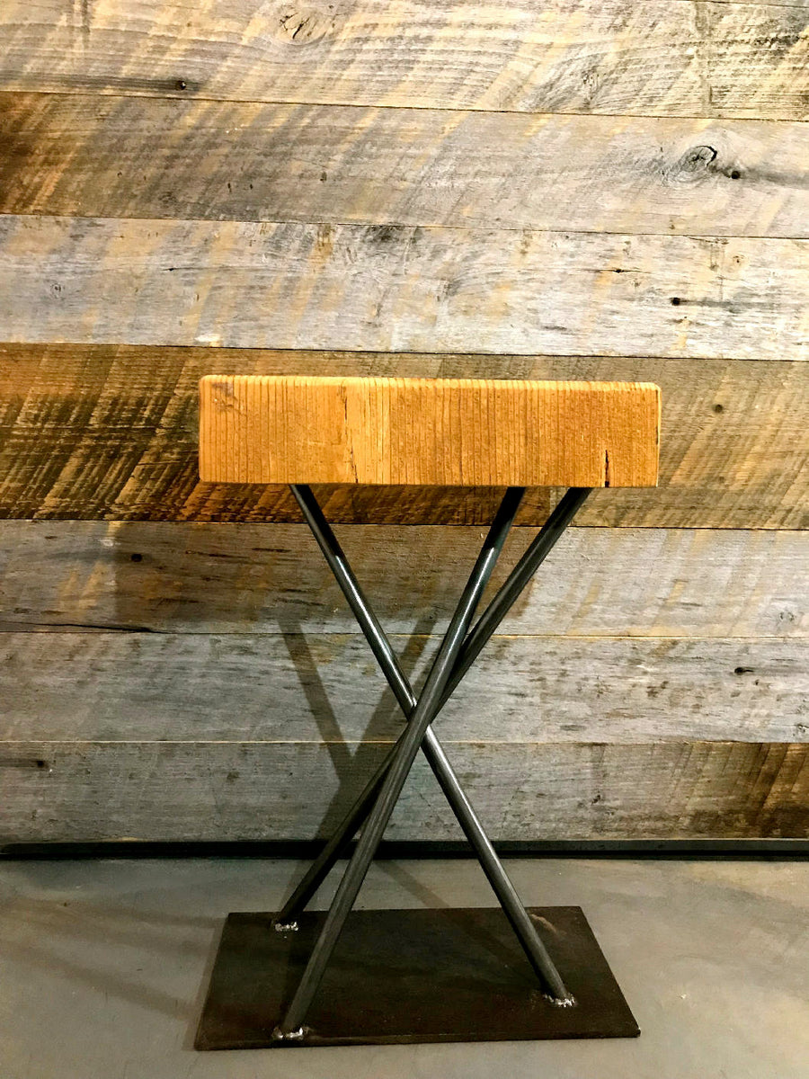 Structural Steel Stool Structural Timber Stool