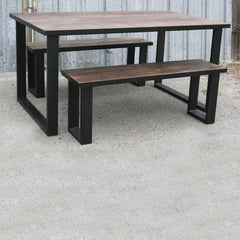 Oakwood Table and Bench Set