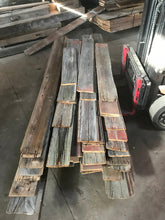 Red and Gray Reclaimed Barn Wood
