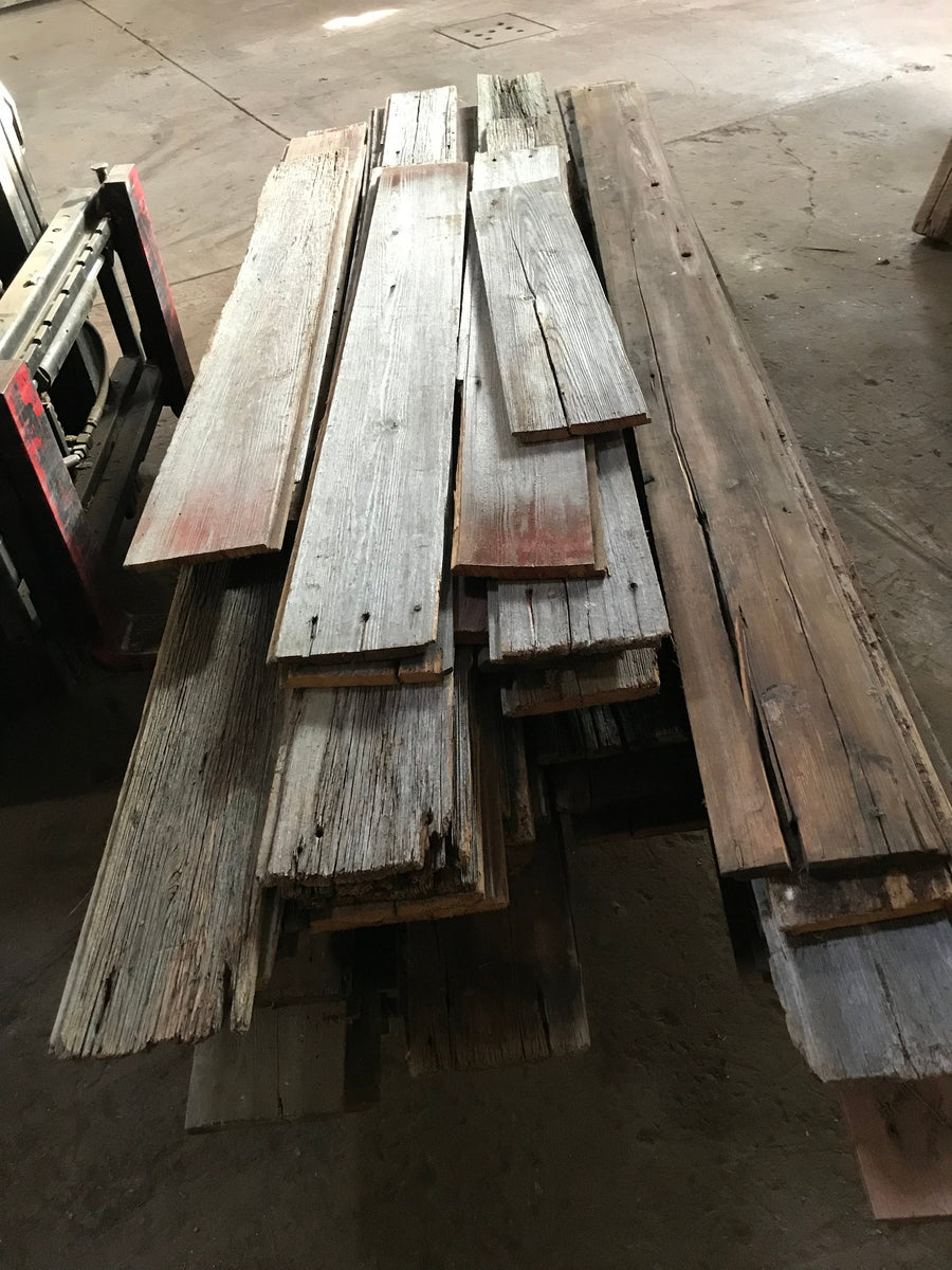 Reclaimed Barn Wood (Red/Gray) – Chicago Fabrications