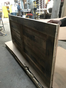 84 Inches long Brown Color Reclaimed Barn Wood Door