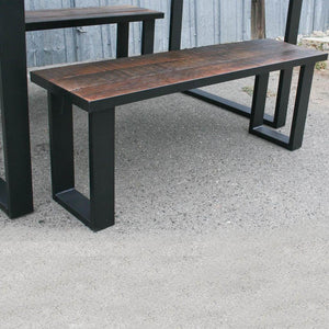 Oakwood Table and Bench Set