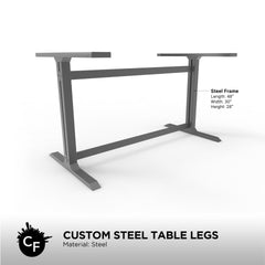 Custom Steel Table Legs