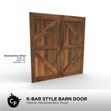 K-Bar Style Barn Door