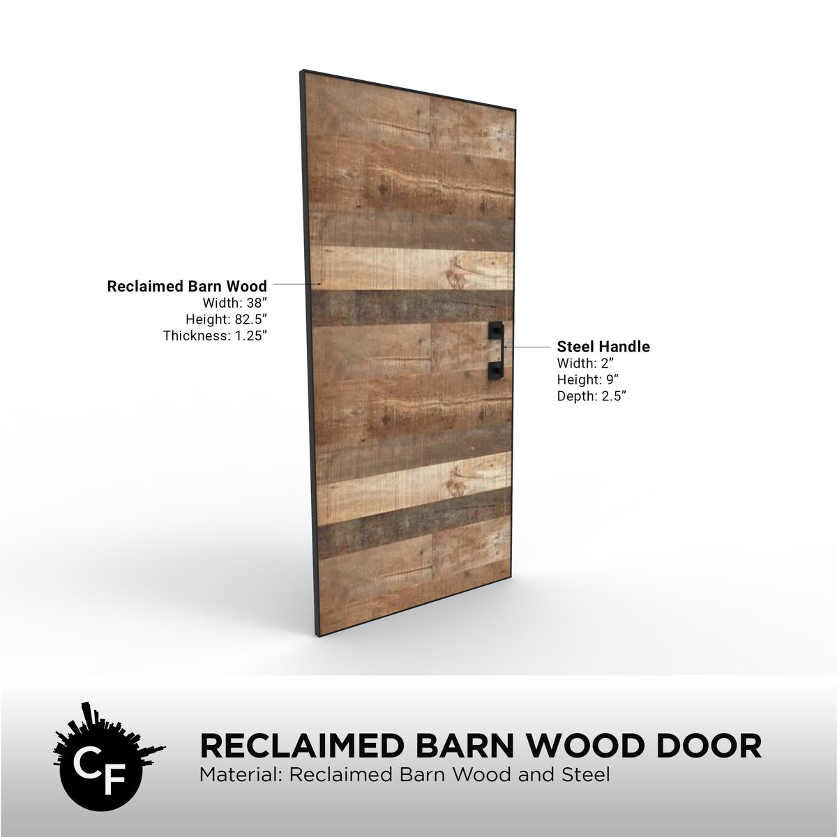 Reclaimed Barn Wood Door Chicago Fabrications