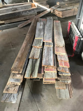 Red and Gray Reclaimed Barn Wood