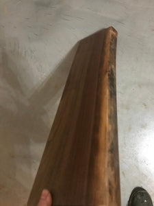 36&quot; Long finished piece of live edge walnut