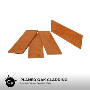 Planed Oak Cladding