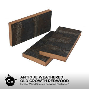 Antique Weathered Old Growth Redwood