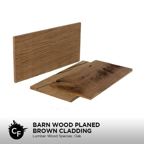 Barn Wood Planed Brown Cladding