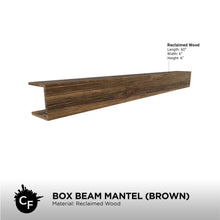 Box Beam Mantel (Brown)