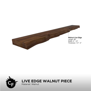 Live Edge Walnut Piece