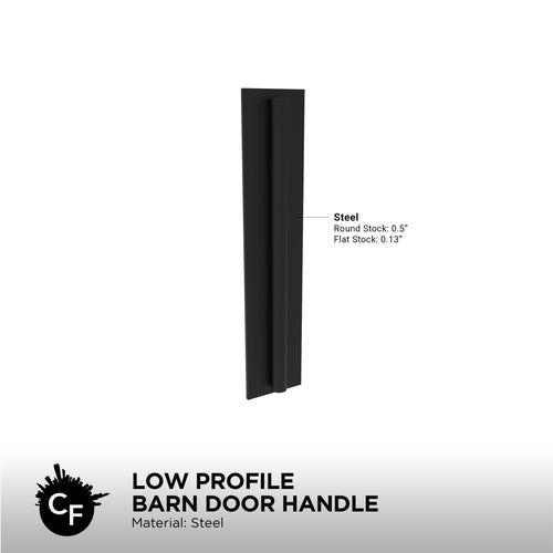 Low Profile Barn Door Handle