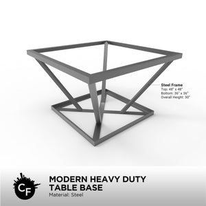 Modern Heavy Duty Table Base
