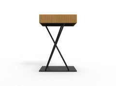 Rustic Steel and Structural Timber Stool