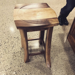 Walnut Maple live edge Stools