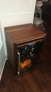 Walnut wine cover