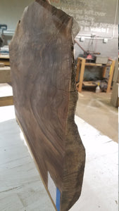 Live Edge Walnut Slab - Great for a serving platter, creating an end table, wall decor, and many more options!