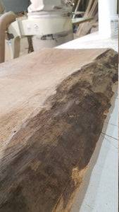 Live Edge Walnut Slab - Great for a serving platter, creating an end table, wall decor, and many more options!