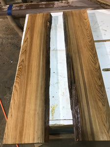 Pair of Live Edge Sinker Cypress (great for epoxy table)